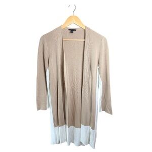 Eileen Fisher open-front cardigan color block XS